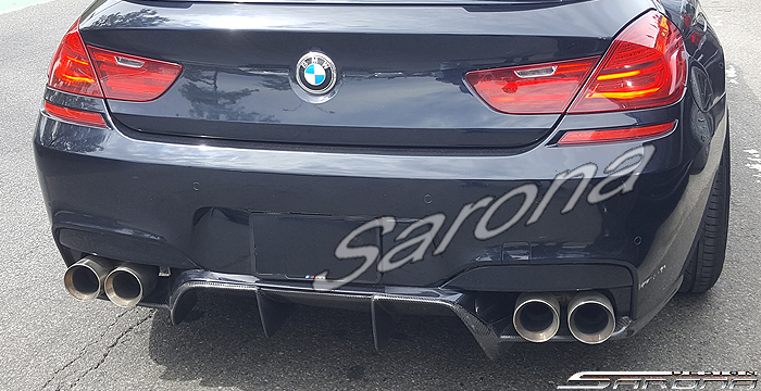 Custom BMW 6 Series  Coupe, Convertible & Sedan Rear Lip/Diffuser (2012 - 2019) - $690.00 (Part #BM-026-RA)